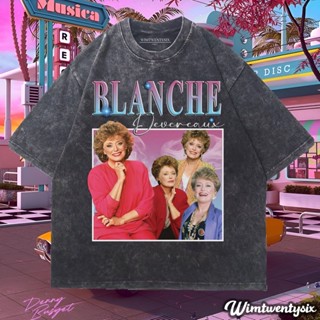 Wimtwentysix "blanche devereaux homage style" เสื้อยืดโอเวอร์ไซซ์ ซักได้ | เสื้อยืด สไตล์วินเทจ