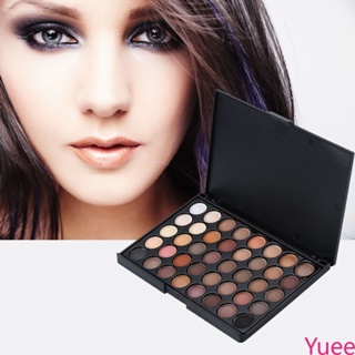 40 สี Matte Eyeshadow Cream อายแชโดว์แต่งหน้า Palette Shimmer เครื่องสำอางค์ yuee