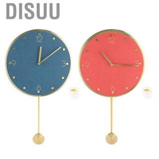 Disuu Simple Modern Swing Clock With Pendulum Wall Decor For Home Use