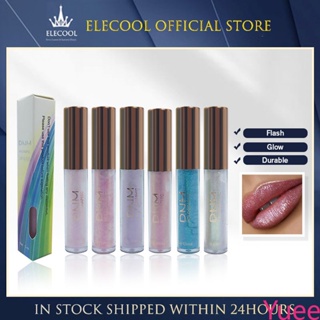 Dnm6 Color Polarized Lip Gloss Glaze Chameleon Bright Flash Pearlescent Bright Moisturizing ลิปสติก yuee