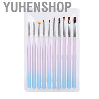 Yuhenshop 10x Nail Art Brush DIY Exquisite Pattern Painting  UV Gel Pen