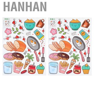 Hanhan 2Pcs Innovative PVC Kitchen Wall  Self‑Adhesive Wallpaper For Home Dec WP