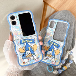 เคสโทรศัพท์มือถือ ป้องกันกระแทก หน้าจอพับได้ ลาย Donald Duck สําหรับ Oppo Find N2