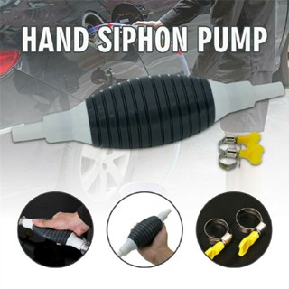 New Car Manual Siphon Pump Fuel Gas Transfer Oil Liquid Hand Air Pumps Kit