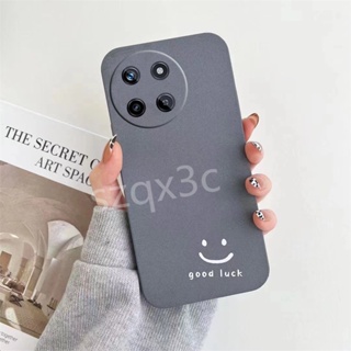 เคสโทรศัพท์มือถือ ซิลิโคนนิ่ม ผิวด้าน ลายหน้ายิ้มน่ารัก สําหรับ Realme11 11NFC 4G C51 Realme 11 Pro+ Pro 5G Realme C51