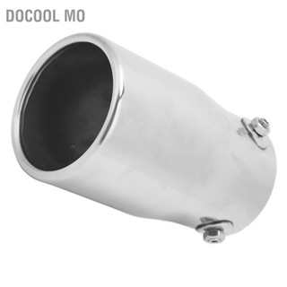 Docool Mo 76x89 มม.ท่อไอเสียรถยนต์ท่อไอเสียสแตนเลสเคล็ดลับ Universal สำหรับรถยนต์