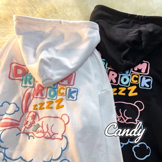 Candy Kids  เสื้อผ้าผู้ญิง แขนยาว เสื้อฮู้ด คลุมหญิง สไตล์เกาหลี แฟชั่น  ทันสมัย High quality สบาย สวย A98J38H 36Z230909