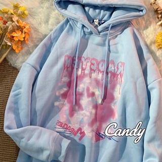 Candy Kids  เสื้อผ้าผู้ญิง แขนยาว เสื้อฮู้ด คลุมหญิง สไตล์เกาหลี แฟชั่น  Beautiful ทันสมัย High quality Trendy A98J386 36Z230909