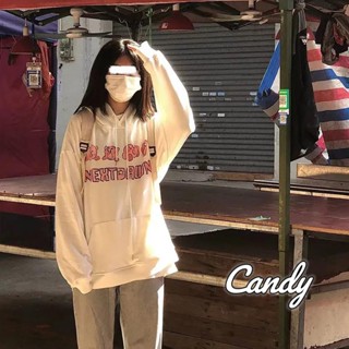 Candy Kids  เสื้อผ้าผู้ญิง แขนยาว เสื้อฮู้ด คลุมหญิง สไตล์เกาหลี แฟชั่น  Comfortable รุ่นใหม่ สไตล์เกาหลี ins A98J37T 36Z230909