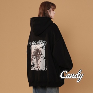 Candy Kids  เสื้อผ้าผู้ญิง แขนยาว เสื้อฮู้ด คลุมหญิง สไตล์เกาหลี แฟชั่น  ทันสมัย Trendy Chic fashion A98J37S 36Z230909