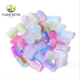 Tarsureth ลูกปัดแก้ว หลากสี สุ่มสี 90 ชิ้น