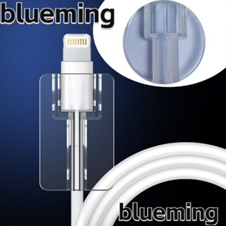 Blueming2 ตัวถนอมสายชาร์จ TPU แบบใส สําหรับ iPhone Home