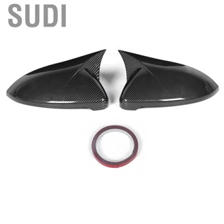 Sudi Reverse Mirror Housing Side  Rearview Cover Carbon Fiber Style Fit for MK7 7.5 2014‑2019