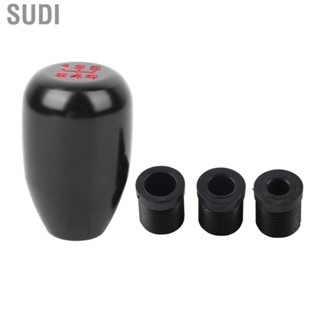 Sudi Manual Shifter Head Handle  Aluminum Gear Shift Knob Black 5 Speed Car Lever Universal Modified Accessory