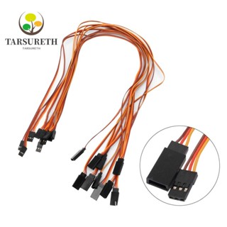 Tarsureth สายเคเบิลต่อขยาย 150 300 500 600 มม. 10 ชิ้น สําหรับ RC Futaba Servo ตัวผู้ เป็นตัวเมีย