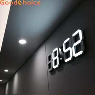 Wall Clock Modern Digital 24/12 Hour Display Timer Alarm Bedroom Office