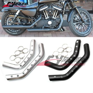 ฝาครอบท่อไอเสียสแตนเลส ป้องกันความร้อน ป้องกันน้ําร้อนลวก สําหรับ Harley XL883 1200 X48