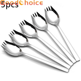 Spork Scoop Cutlery Tableware Kitchen Camping Utensils Stainless Steel