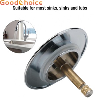 Water Plug Manual Replacement Sealing Strainers Tub Stopper 70mm Bathroom