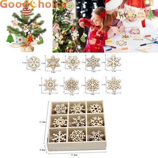 Versatile Wood Ornaments 72pcs Hanging Christmas Slices for Tree and More