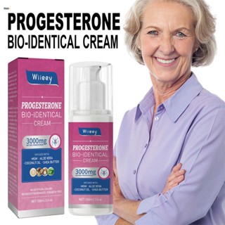 Wiieey Climacteric Progesterone Cream หญิงวัยกลางคนและผู้สูงอายุควบคุมอารมณ์สมดุล Progesterone ระดับ Climacteric Balance ครีม nuuo