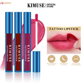 Kimuse Tear Lip Gloss Matte Matte Dye Lip Tear ลิปสติก Moisturizing Tear Lip Glaze ลิปกลอส veemm