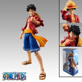 ฟิกเกอร์ PVC รูปการ์ตูนอนิเมะ Luffy ขนาด 17 ซม. เหมาะกับของขวัญคริสต์มาส สําหรับสะสม