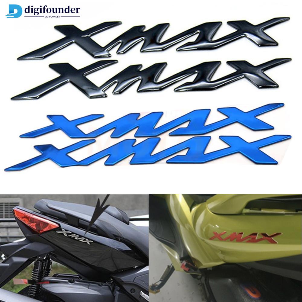 Digifounder สติกเกอร์โลโก้ N-MAX 3D กันน้ํา สําหรับติดตกแต่งรถมอเตอร์ไซค์ Yamaha NMAX XMAX N MAX N-MAX 155 250 400 125 I8P5