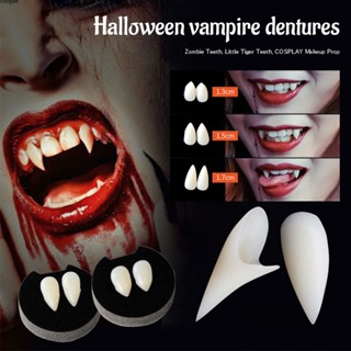 【พร้อมส่ง】 Bloodcurdling Vampire Werewolves Fangs ฟันปลอมฟันปลอมเครื่องแต่งกาย Halloween Fad