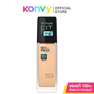 Maybelline New York Fit Me Matte And Poreless Liquid Foundation 30ml.