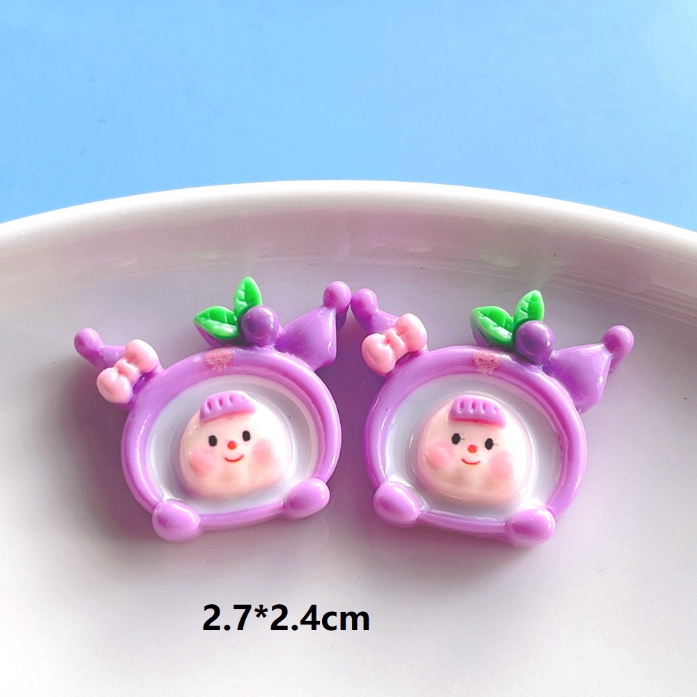 [4 #] Jibbitz Crocs ใหม่ แผ่นกาวเรซิ่น ลายการ์ตูน หลายหน้า แฮนด์เมด DIY อุปกรณ์เสริม สําหรับติดตกแต่งรองเท้า SC