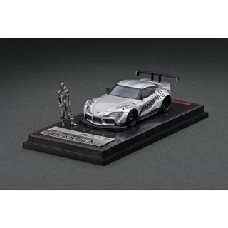 ignition 1: 64 Toyota PANDEM Supra (A90) อัลลอย พร้อมตุ๊กตา ของเล่นสําหรับเด็กผู้ชาย เก็บสะสม โมเดลจรวดกระต่าย