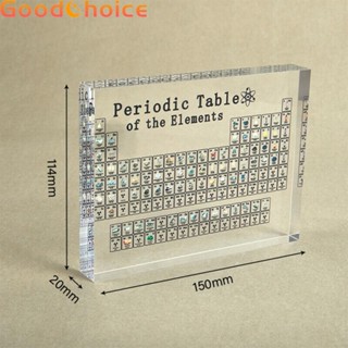 Periodic Table Display Acrylic Chemical Chemistry Clear Collection Desk