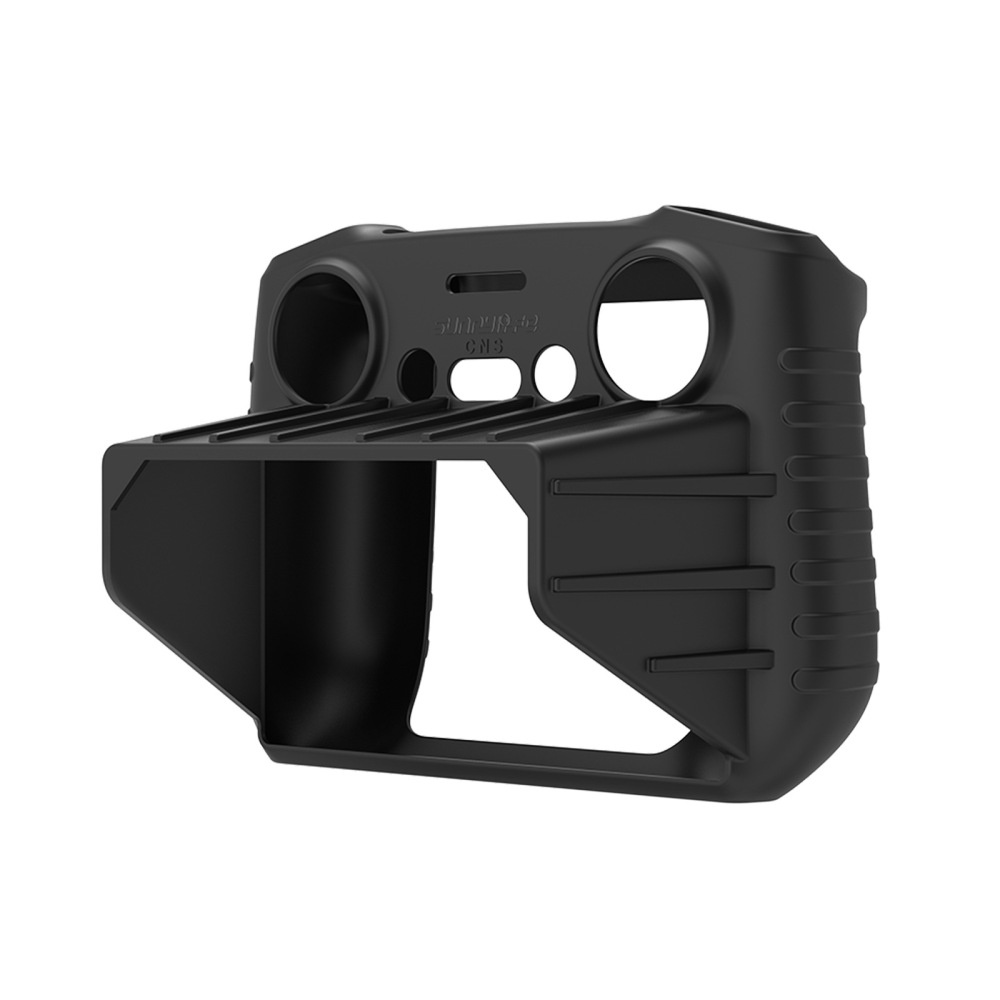 เหมาะสําหรับ DJI FLIP/AIR 3S/Mini4 Pro RC 2 ฝาครอบซิลิโคนรีโมทคอนโทรล AIR 3 RC 2 เคสป้องกันการตกและรอยขีดข่วนพร้อมโล่ไฟ