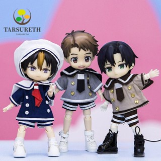 Tarsureth BJD ชุดเครื่องแบบนักเรียน กระโปรงตุ๊กตา ผ้าฝ้าย 1/12