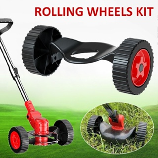 1pc New Grass Trimmer Rolling Wheel Effective Garden Lawn Mower Cutter Guide