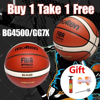 【ซื้อ 1 แถม 1】BG4500 GG7X ลูกบาสเก็ตบอล ไซซ์ 7 ทนทาน ทนต่อการเสียดสี ทนทาน สําหรับผู้ใหญ่