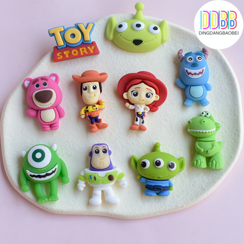 กาวครีม ลายการ์ตูนดิสนีย์ Toy Story Series Woody Buzz Lightyear อุปกรณ์เสริม สําหรับตกแต่งโทรศัพท์มือถือ