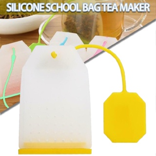New Tea Infuser Bags Silicone Plastic Infuser Loose Leaf Tea Strainer Filter Dip
