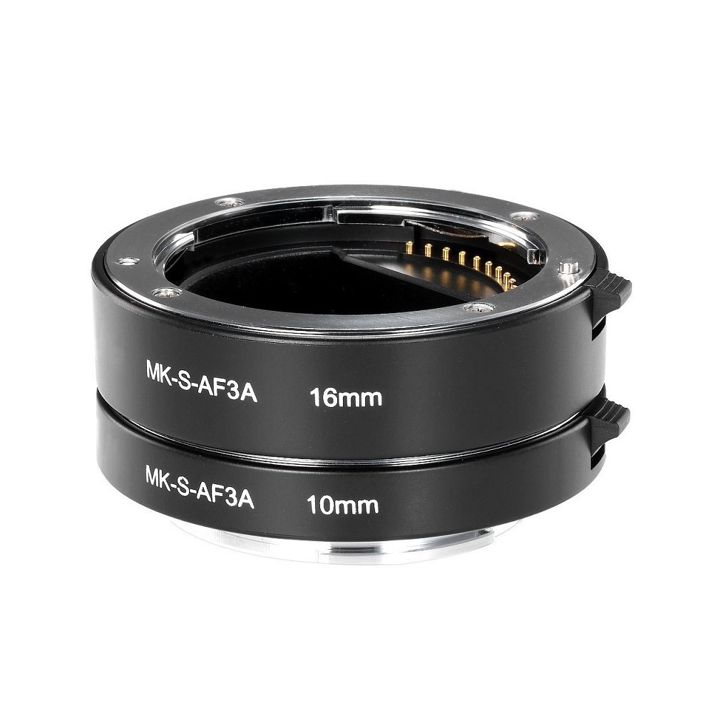 Meike MK-S-AF3A Auto Focus Macro Extension Tube อะแดปเตอร์แหวนสําหรับ Sony E-Moun A7 A7II A7M2 NEX3 