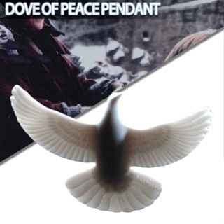 New 1pc Resin Peace Dove Pendant Peace Pigeon Pendant Vivid Pigeon Crafts