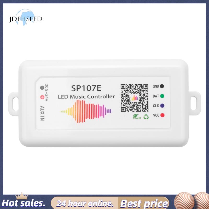 jdfhsffdWIFI RGB SP107E พิกเซล IC SPI เพลงบลูทูธคอนโทรลเลอร์สําหรับ WS2812 SK6812 SK9822 RGBW APA102