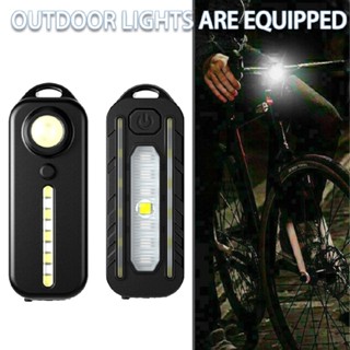 New LED Red Blue Shoulder Police Light USB Flashing Warning Safety Lamp Bicycle