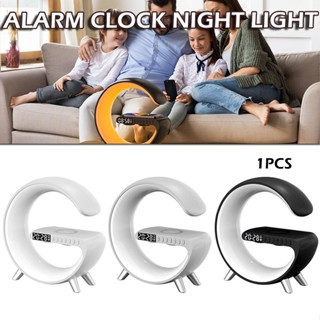 New Multifunctional Wireless Charger Speaker RGB Light Alarm Clock Night Light