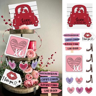 Valentines Day Love Envelope Love Letter Wooden Love Envelope Tray Decoration