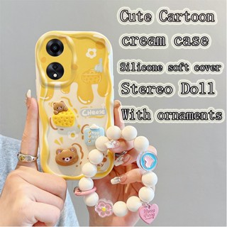 3D การ์ตูนสเตอริโอ For Xiaomi Mi 13 Pro lite 13lite 13Pro poco M3 Pro Redmi Note10 Pro 5G Note10S เปลือกโทรศัพท์ Cute Cartoon Bear Rainbow Rabbit Cream Stereo Doll TPU Silicone Soft Cover พร้อมเครื่องประดับ ป้องกันการตก เปลือกอ่อน เปลือกป้องกัน