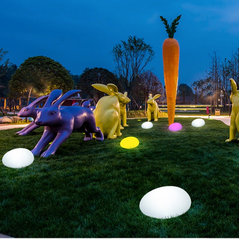 โคมไฟหิน พลังงานแสงอาทิตย์ กันน้ํา สําหรับตกแต่งสวน สนามหญ้ากลางแจ้ง - รูปที่ 3