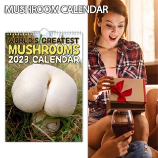 New 2023 Calendar Wall Calendar Funny Quirky Christmas Worlds Greatest Mushroom