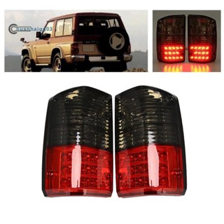 ไฟท้ายรถยนต์ LED 26555-05J00 สีแดง และควัน สําหรับ Nissan Patrol GQ 1988-1997 Series 1 2 1 คู่