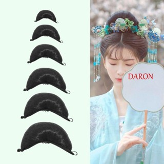 Daron กิ๊บติดผม รูปครัวซองต์ สไตล์จีนโบราณ ย้อนยุค สีดํา DIY